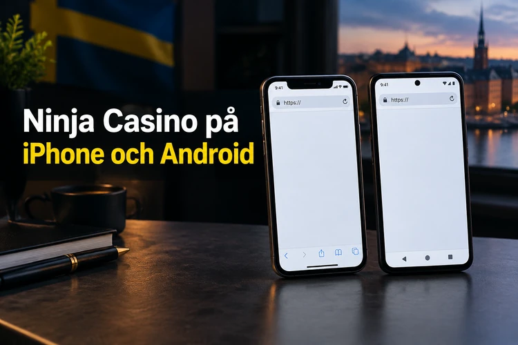 Ninja Casino på iPhone och Android