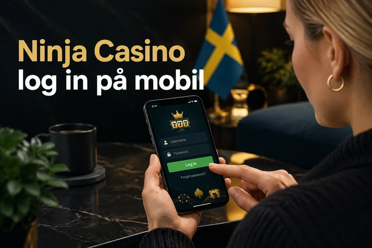 Ninja Casino log in på mobil