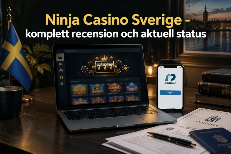 Ninja Casino Sverige - komplett recension och aktuell status