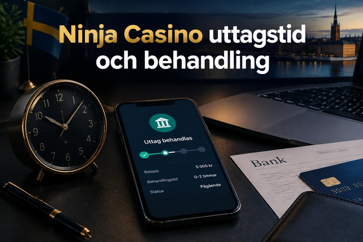 Ninja Casino uttagstid och behandling